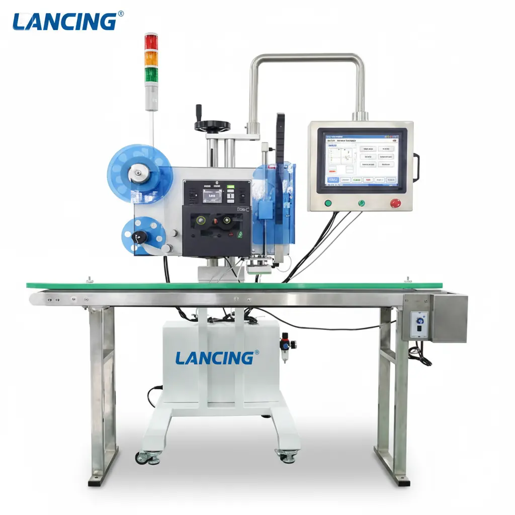 Barcode Overlay Labeling Machine