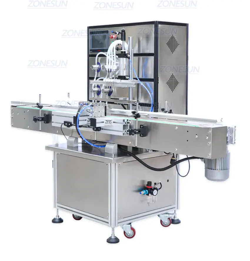 Automatic 8‑Nozzle Vacuum Liquid Filling Machine