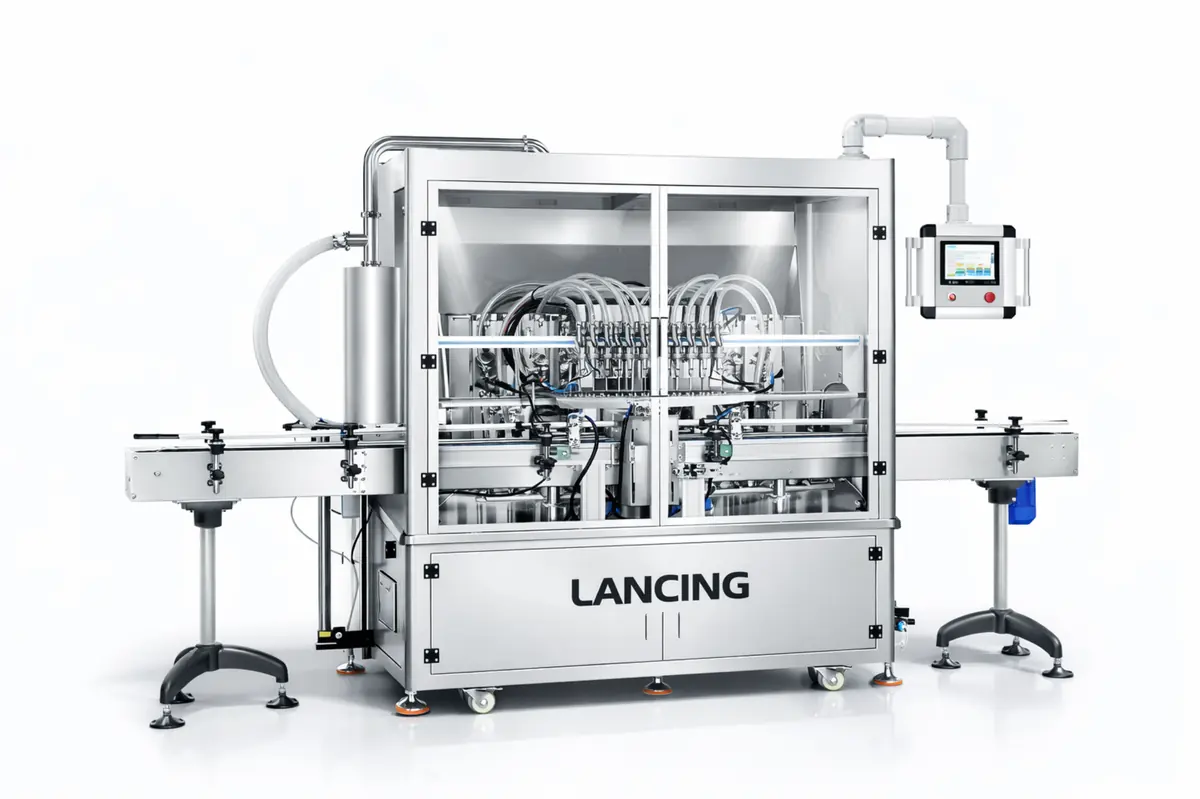 4 Heads Flow Diaphragm Pump Liquid Filling Machine